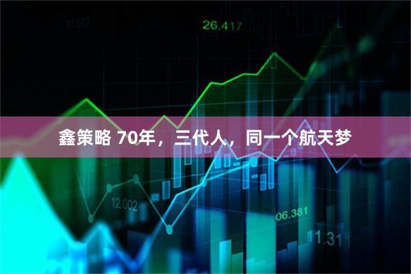 鑫策略 70年，三代人，同一个航天梦